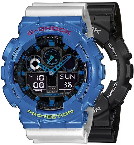 Casio SET GA-100-1A2ER + BEZEL 10388974 + PASEK 10430571 - zdjęcie 1