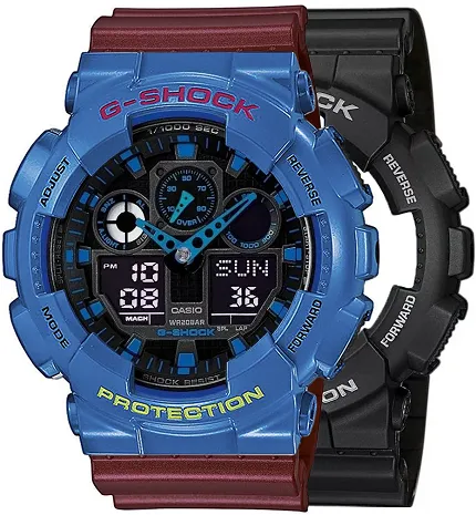 Casio SET GA-100-1A2ER + BEZEL 10388974 + PASEK 10477355 - zdjęcie 1
