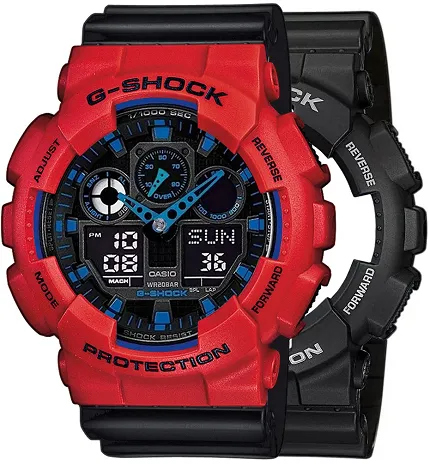 Casio SET GA-100-1A2ER + BEZEL 10395289 + PASEK 10536683 - zdjęcie 1