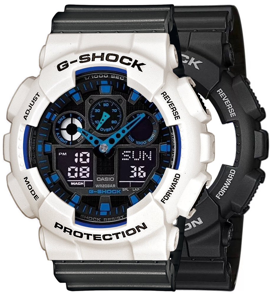 Casio SET GA-100-1A2ER + BEZEL 10395292 + PASEK 10467764 - miniatura 1