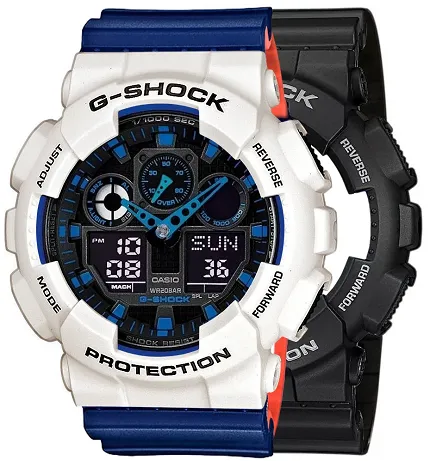 Casio SET GA-100-1A2ER + BEZEL 10395292 + PASEK 10527467 - zdjęcie 1
