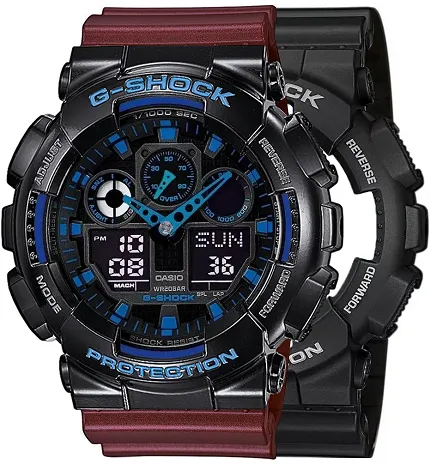 Casio SET GA-100-1A2ER + BEZEL 10407691 + PASEK 10477355 - zdjęcie 1
