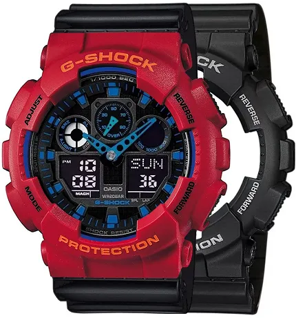 Casio SET GA-100-1A2ER + BEZEL 10441433 + PASEK 10347688 - zdjęcie 1