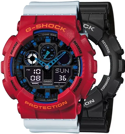 Casio SET GA-100-1A2ER + BEZEL 10441433 + PASEK 10527469 - zdjęcie 1