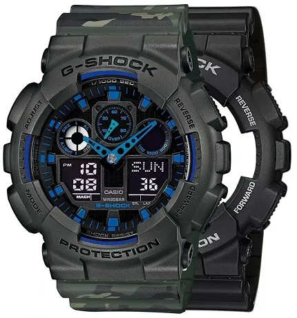 Casio SET GA-100-1A2ER + BEZEL 10467795 + PASEK 10561429 - zdjęcie 1