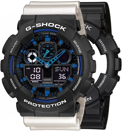 Casio SET GA-100-1A2ER + BEZEL 10508136 + PASEK 10395227 - zdjęcie 1