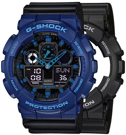Casio SET GA-100-1A2ER + BEZEL 10527398 + PASEK 10536683 - zdjęcie 1