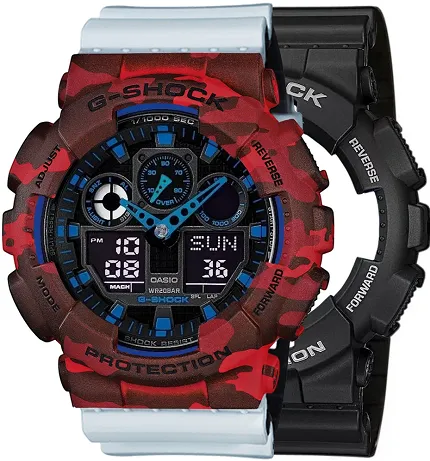 Casio SET GA-100-1A2ER + BEZEL 10530688 + PASEK 10527469 - zdjęcie 1