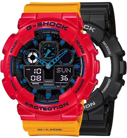 Casio SET GA-100-1A2ER + BEZEL 10557822 + PASEK 10457913 - zdjęcie 1