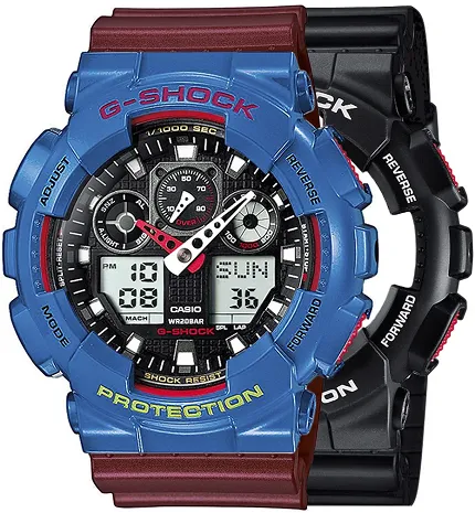 Casio SET GA-100-1A4ER + BEZEL 10388974 + PASEK 10477355 - zdjęcie 1
