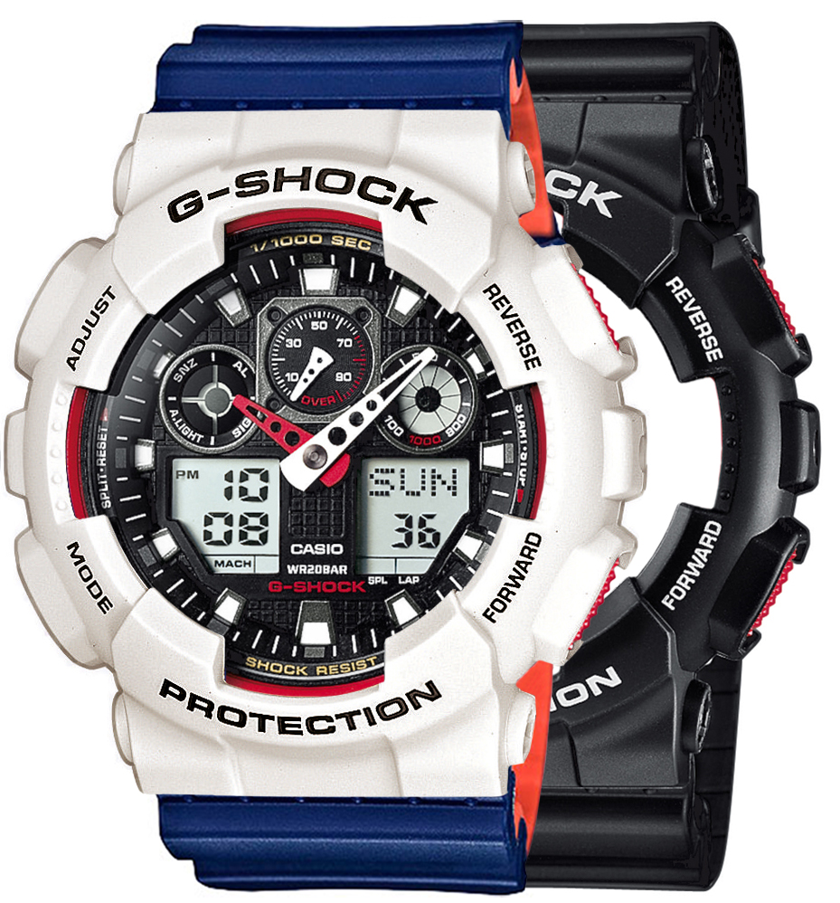 Casio SET GA-100-1A4ER + BEZEL 10395292 + PASEK 10527467 - miniatura 1
