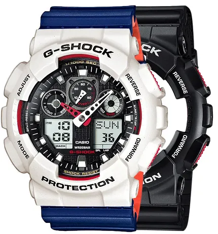 Casio SET GA-100-1A4ER + BEZEL 10395292 + PASEK 10527467 - zdjęcie 1