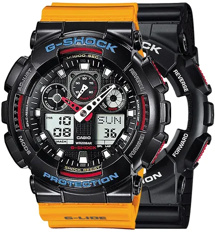 Casio SET GA-100-1A4ER + BEZEL 10407691 + PASEK 10457913 - zdjęcie 1