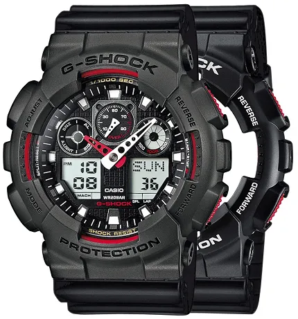 Casio SET GA-100-1A4ER + BEZEL 10467795 + PASEK 10536683 - zdjęcie 1