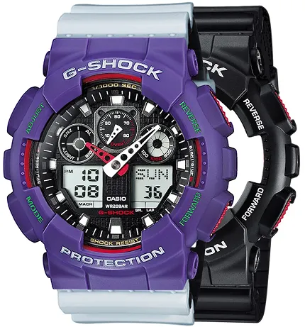 Casio SET GA-100-1A4ER + BEZEL 10498250 + PASEK 10527469 - zdjęcie 1
