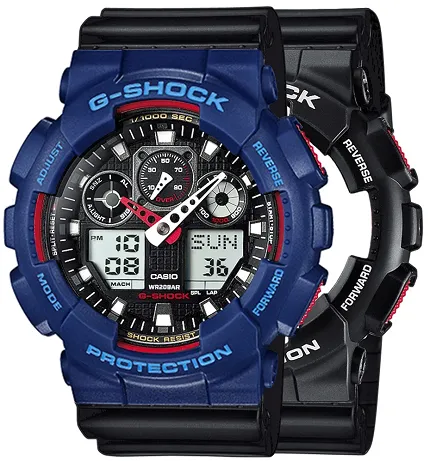 Casio SET GA-100-1A4ER + BEZEL 10527398 + PASEK 10347688 - zdjęcie 1