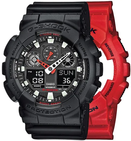 Casio SET GA-100B-4AER + BEZEL 10358741 + PASEK 10536683 - zdjęcie 1