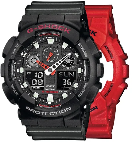 Casio SET GA-100B-4AER + BEZEL 10378531 + PASEK 10467764 - zdjęcie 1