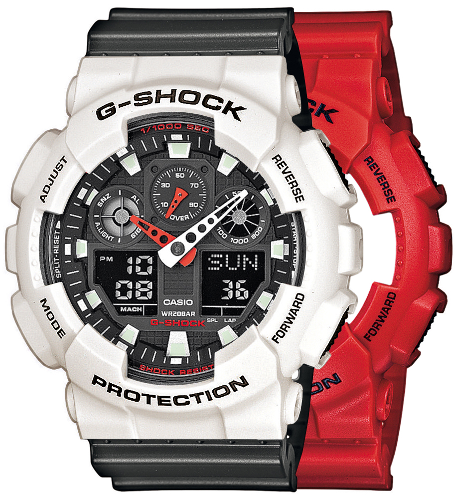 Casio SET GA-100B-4AER + BEZEL 10395292 + PASEK 10467764 - miniatura 1
