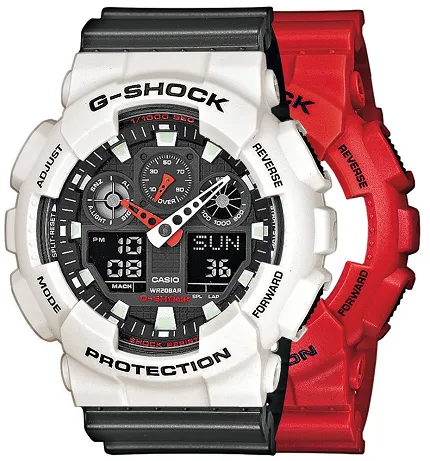 Casio SET GA-100B-4AER + BEZEL 10395292 + PASEK 10467764 - zdjęcie 1