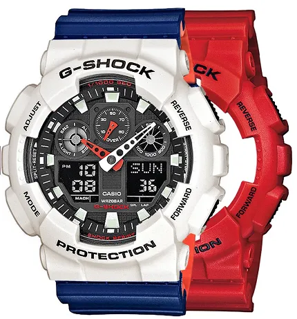 Casio SET GA-100B-4AER + BEZEL 10395292 + PASEK 10527467 - zdjęcie 1