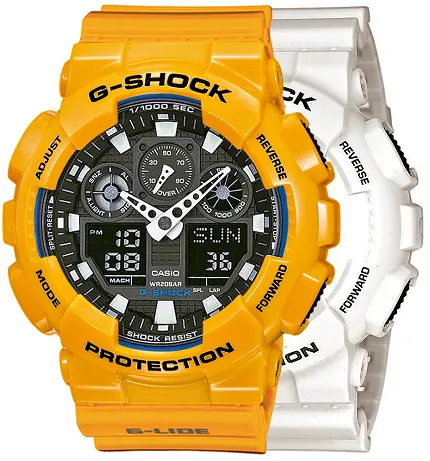 Casio SET GA-100B-7AER + BEZEL 10347601 + PASEK 10457913 - zdjęcie 1