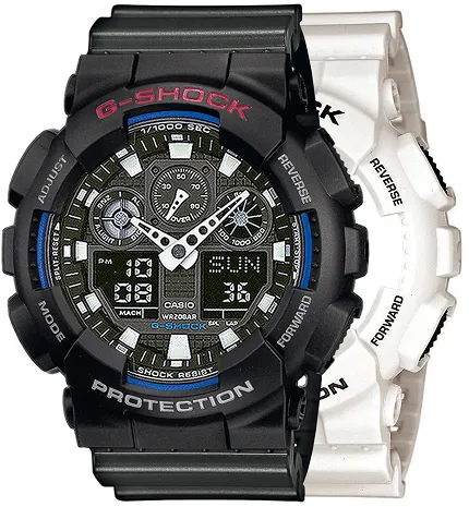 Casio SET GA-100B-7AER + BEZEL 10378531 + PASEK 10467764 - zdjęcie 1