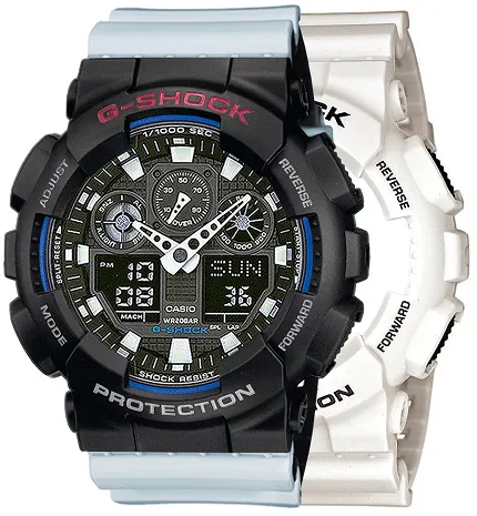 Casio SET GA-100B-7AER + BEZEL 10378531 + PASEK 10527469 - zdjęcie 1