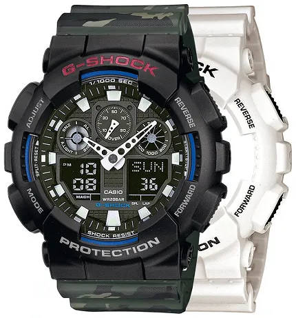Casio SET GA-100B-7AER + BEZEL 10378531 + PASEK 10561429 - zdjęcie 1