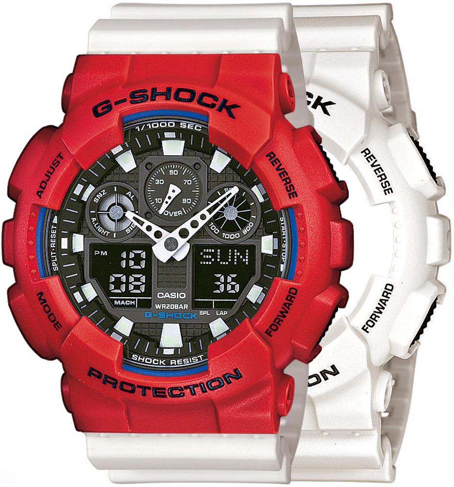 G-SHOCK SET GA-100B-7AER + BEZEL 10395289 + PASEK 10395227