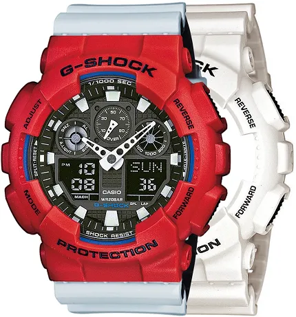 Casio SET GA-100B-7AER + BEZEL 10395289 + PASEK 10527469 - zdjęcie 1