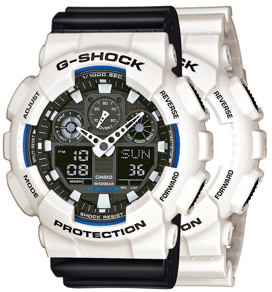 G-SHOCK SET GA-100B-7AER + BEZEL 10395292 + PASEK 10536683