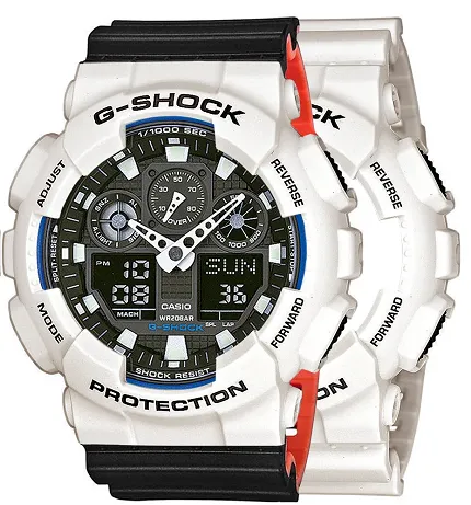 Casio SET GA-100B-7AER + BEZEL 10395292 + PASEK 10577142 - zdjęcie 1