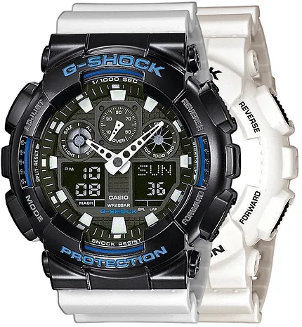 Casio SET GA-100B-7AER + BEZEL 10407691 + PASEK 10430571 - zdjęcie 1