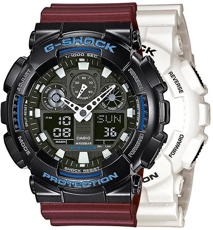 Casio SET GA-100B-7AER + BEZEL 10407691 + PASEK 10477355 - zdjęcie 1