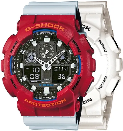 Casio SET GA-100B-7AER + BEZEL 10441433 + PASEK 10527469 - zdjęcie 1