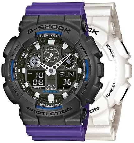 Casio SET GA-100B-7AER + BEZEL 10467795 + PASEK 10498156 - zdjęcie 1