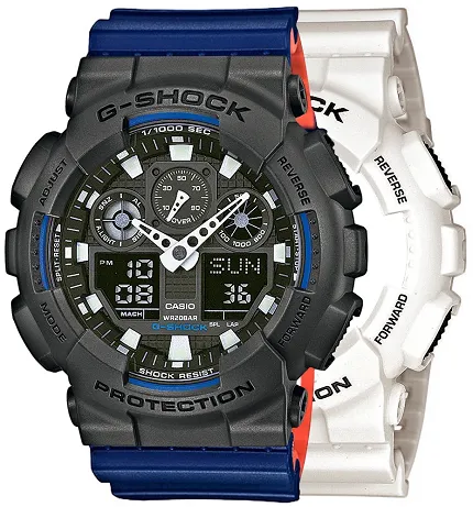 Casio SET GA-100B-7AER + BEZEL 10467795 + PASEK 10527467 - zdjęcie 1