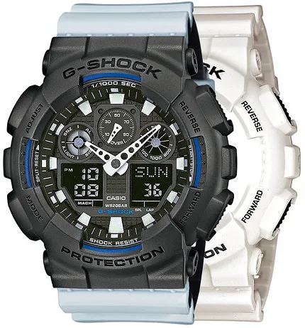 Casio SET GA-100B-7AER + BEZEL 10467795 + PASEK 10527469 - zdjęcie 1