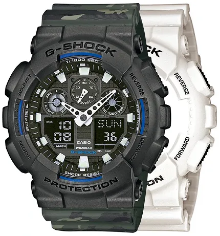 Casio SET GA-100B-7AER + BEZEL 10467795 + PASEK 10561429 - zdjęcie 1