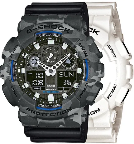 Casio SET GA-100B-7AER + BEZEL 10507071 + PASEK 10536683 - zdjęcie 1