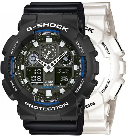 Casio SET GA-100B-7AER + BEZEL 10508136 + PASEK 10536683 - zdjęcie 1