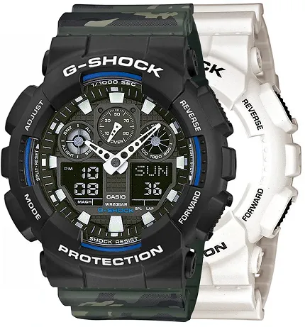 Casio SET GA-100B-7AER + BEZEL 10508136 + PASEK 10561429 - zdjęcie 1