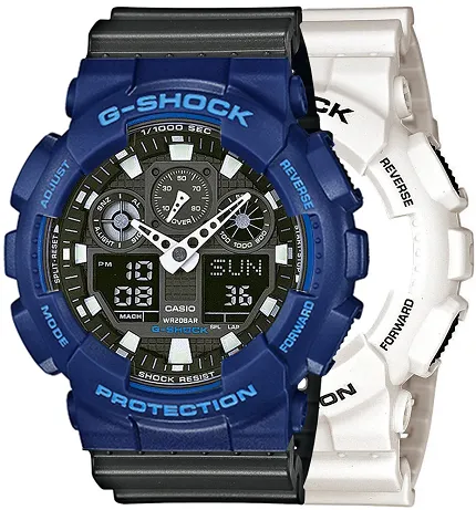 Casio SET GA-100B-7AER + BEZEL 10527398 + PASEK 10467764 - zdjęcie 1