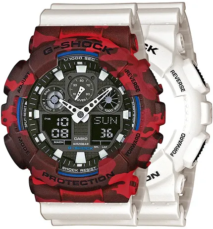 Casio SET GA-100B-7AER + BEZEL 10530688 + PASEK 10395227 - zdjęcie 1