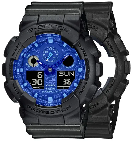 Casio SET GA-100BP-1AER + BEZEL 10358741 + PASEK 10467764 - zdjęcie 1