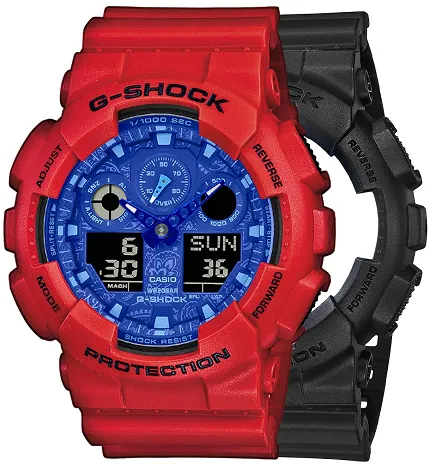 Casio SET GA-100BP-1AER + BEZEL 10395289 + PASEK 10395226 - zdjęcie 1
