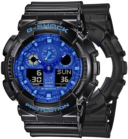 Casio SET GA-100BP-1AER + BEZEL 10407691 + PASEK 10378391 - zdjęcie 1