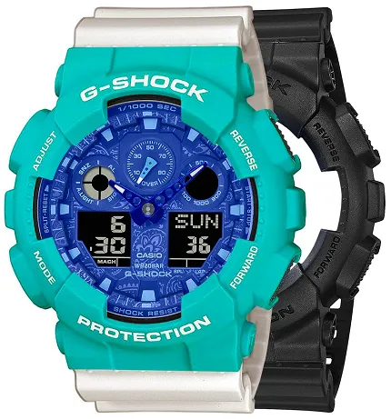 Casio SET GA-100BP-1AER + BEZEL 10410475 + PASEK 10395227 - zdjęcie 1