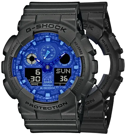 Casio SET GA-100BP-1AER + BEZEL 10467795 + PASEK 10467764 - zdjęcie 1